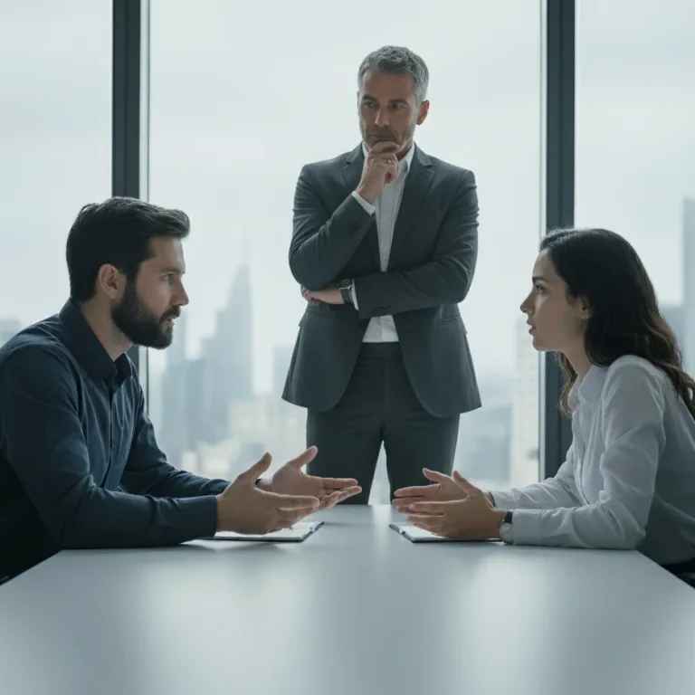 Formation gestion des conflits à Rennes : un salarié observe et analyse des interactions pour comprendre et prévenir l'escalade d'une situation agressive.