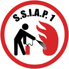 Logo SSIAP 1 - agent de service de sécurité incendie et d'assistance à personnes