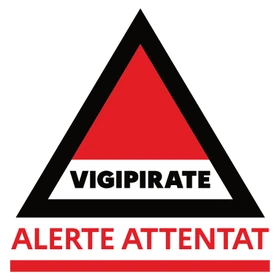 Logogramme officiel Vigipirate - stade Alerte attentat